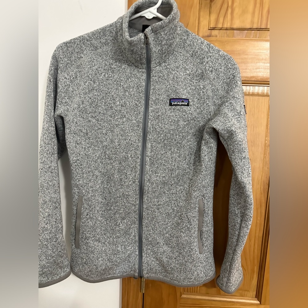 Patagonia Better Sweater fleece jacket in heather gray size small